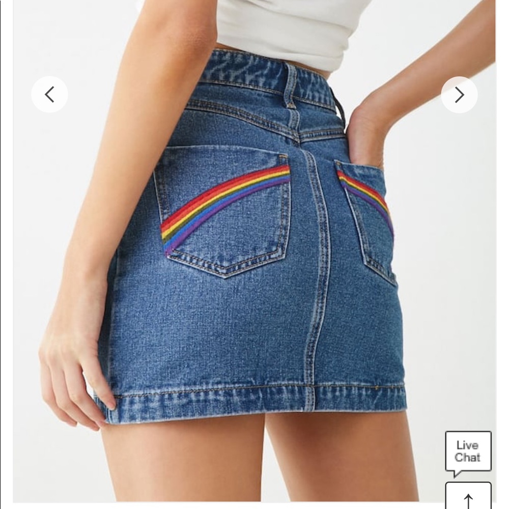 Denim skirt